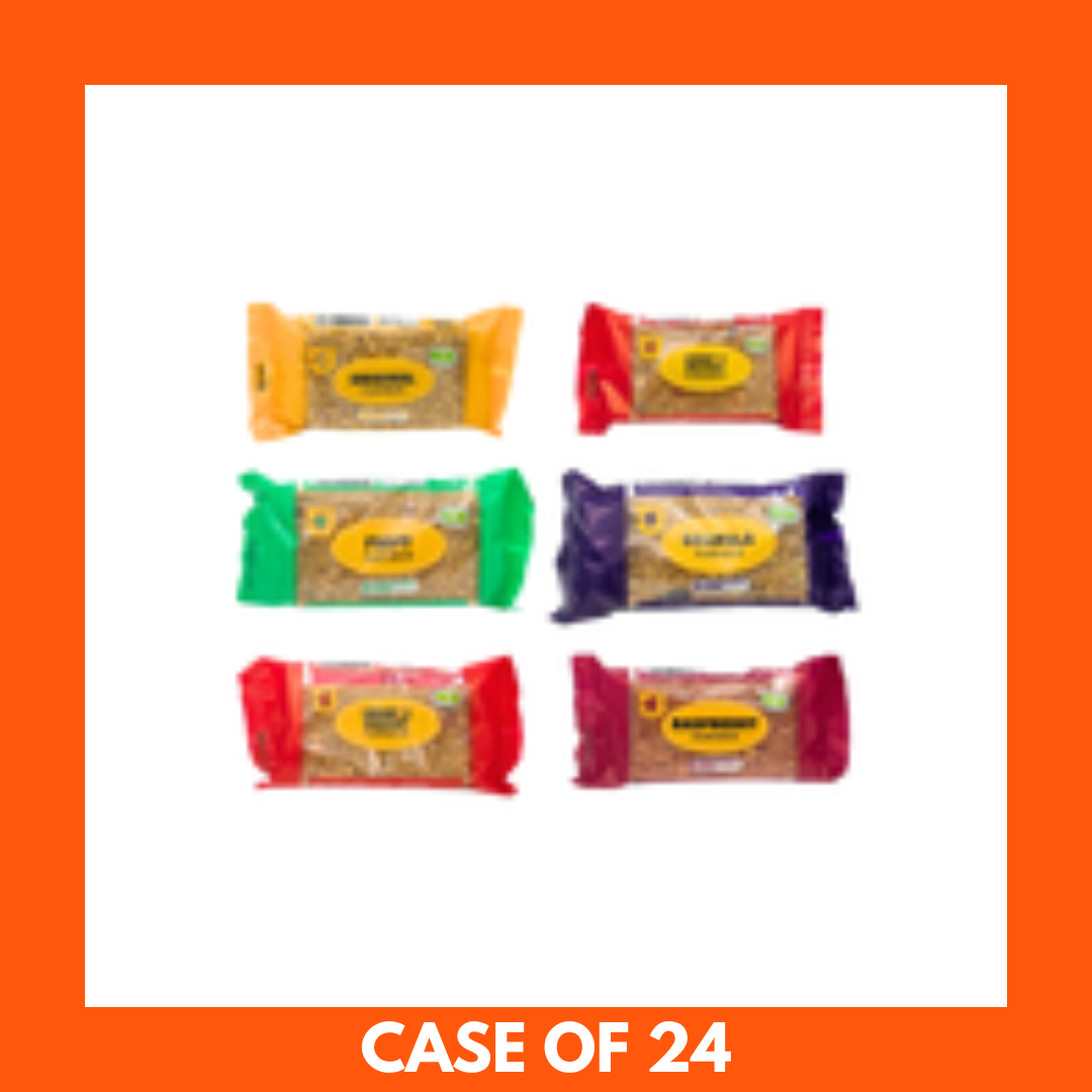 RJ Un-topped Variety Mix Flapjacks 125g x 24