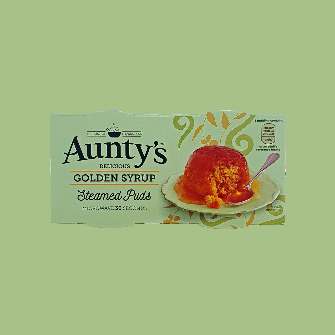 Aunty's Golden Syrup Steamed Puddings 190g x 1