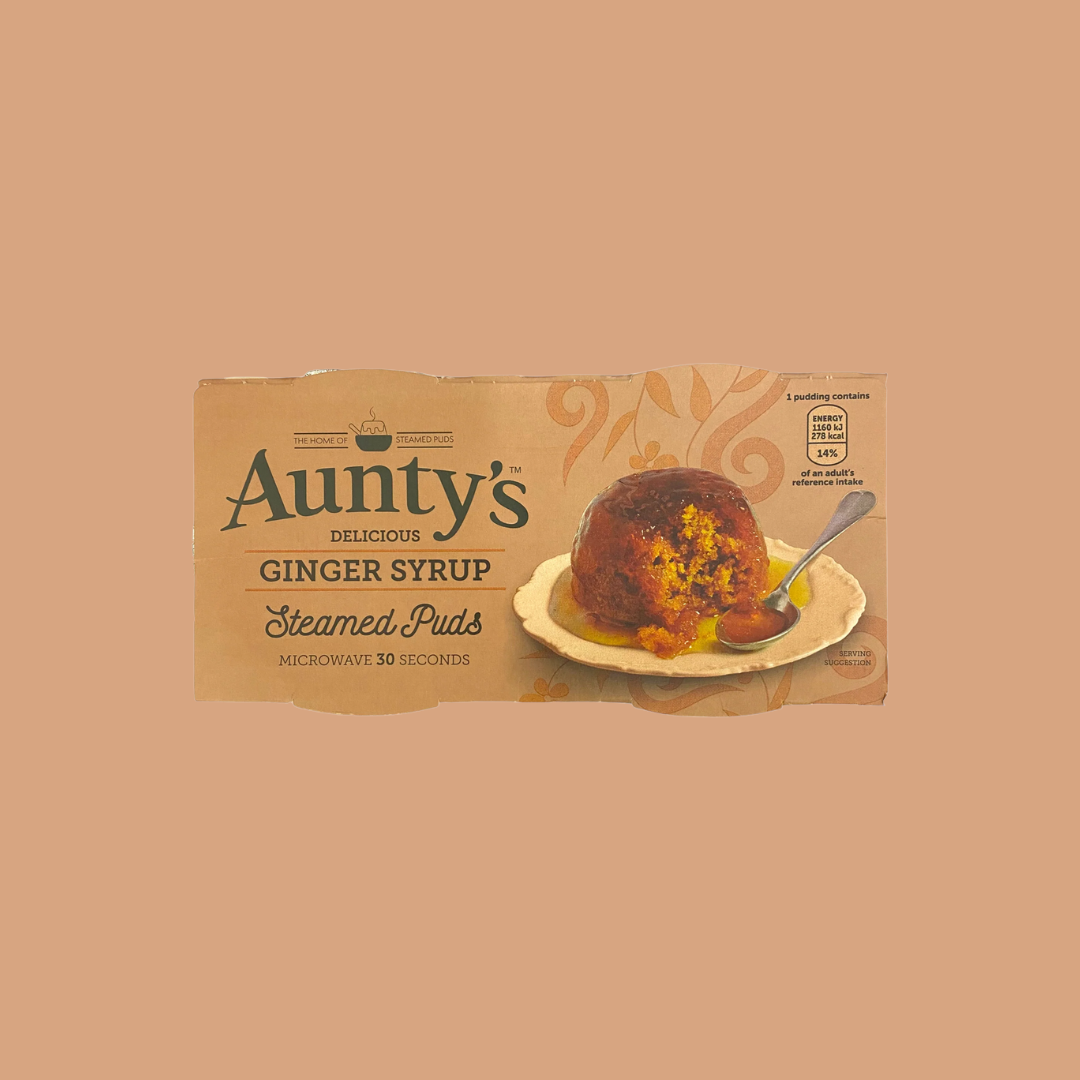 Aunty's Ginger Steamed Puddings 2's x 1