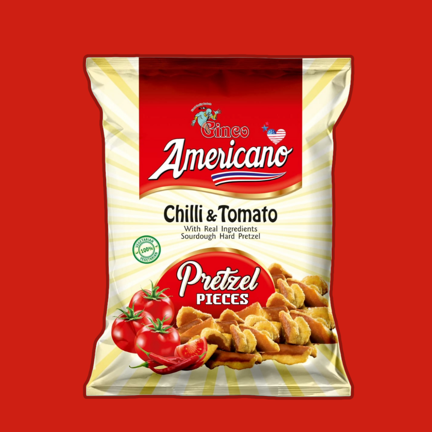 Americano Chilli & Tomato Pretzel Pieces (Pack of 10)