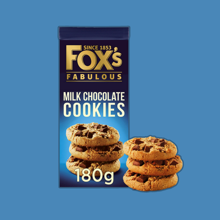 Fox's Fabulous Milk Chocolate Cookies 180g x 1