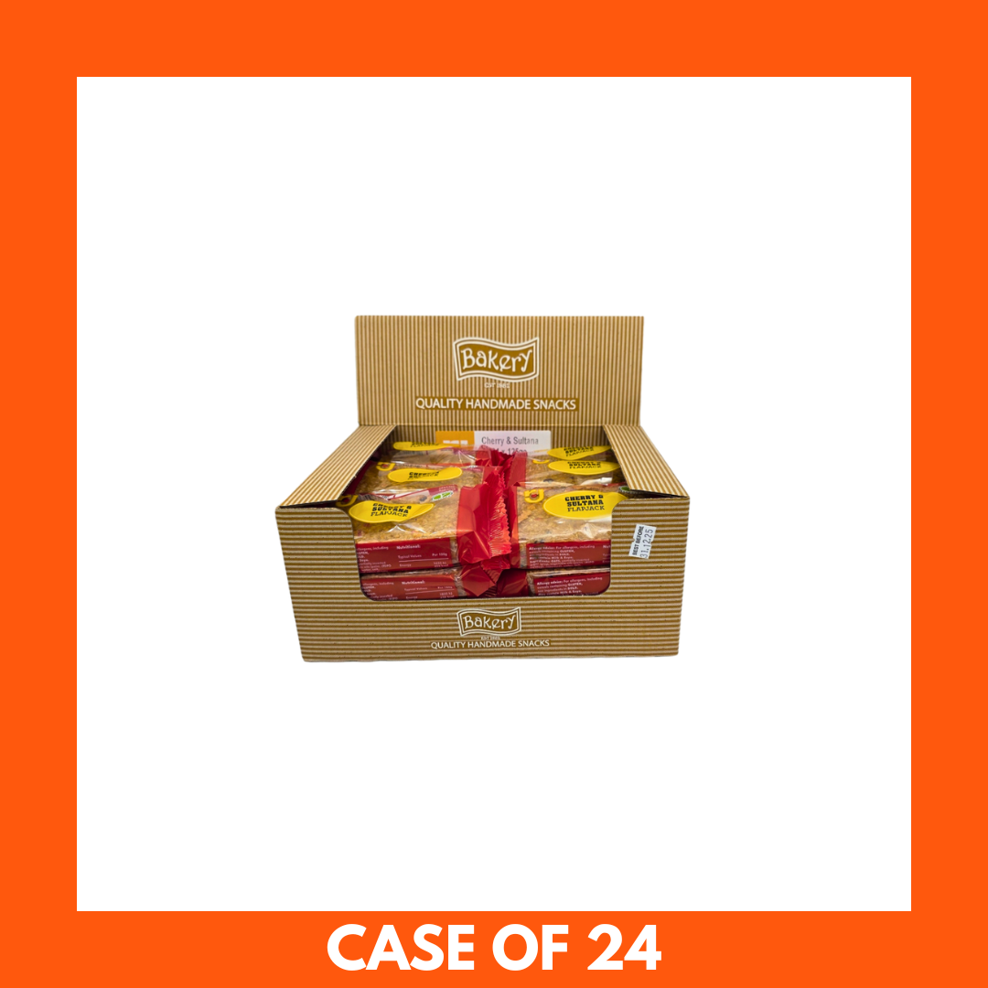 RJ Cherry & Sultana Flapjacks 125g x 24