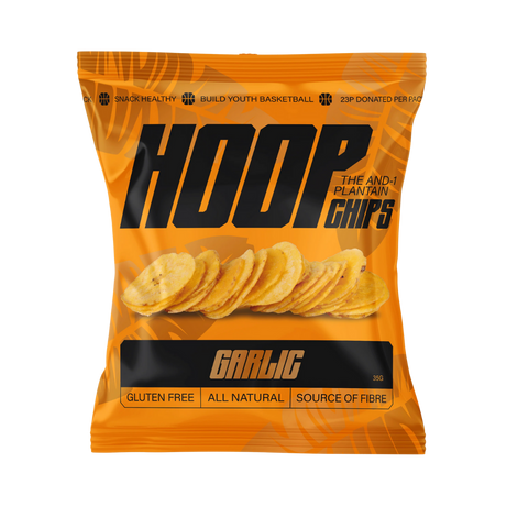 HOOP CHIPS Chilli Garlic Plantain Chips 35g x 24