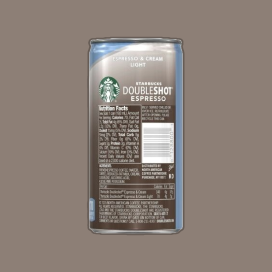 Starbucks Doubleshot Espresso x 12