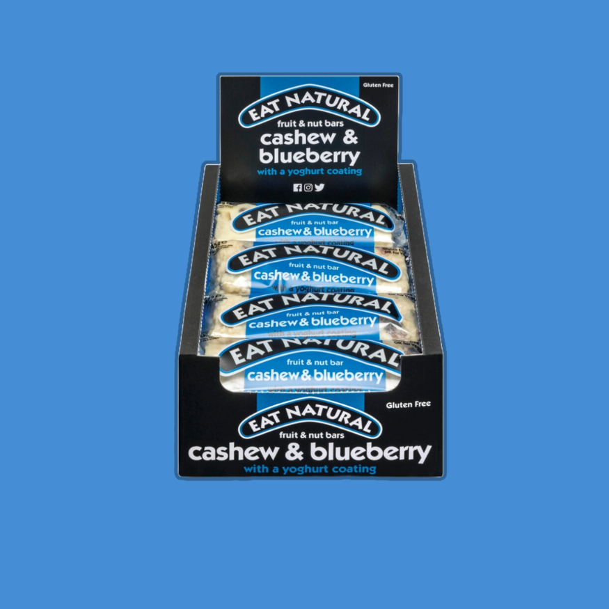 Eat Natural Cashew and Blueberry with Yoghurt Coating x 12