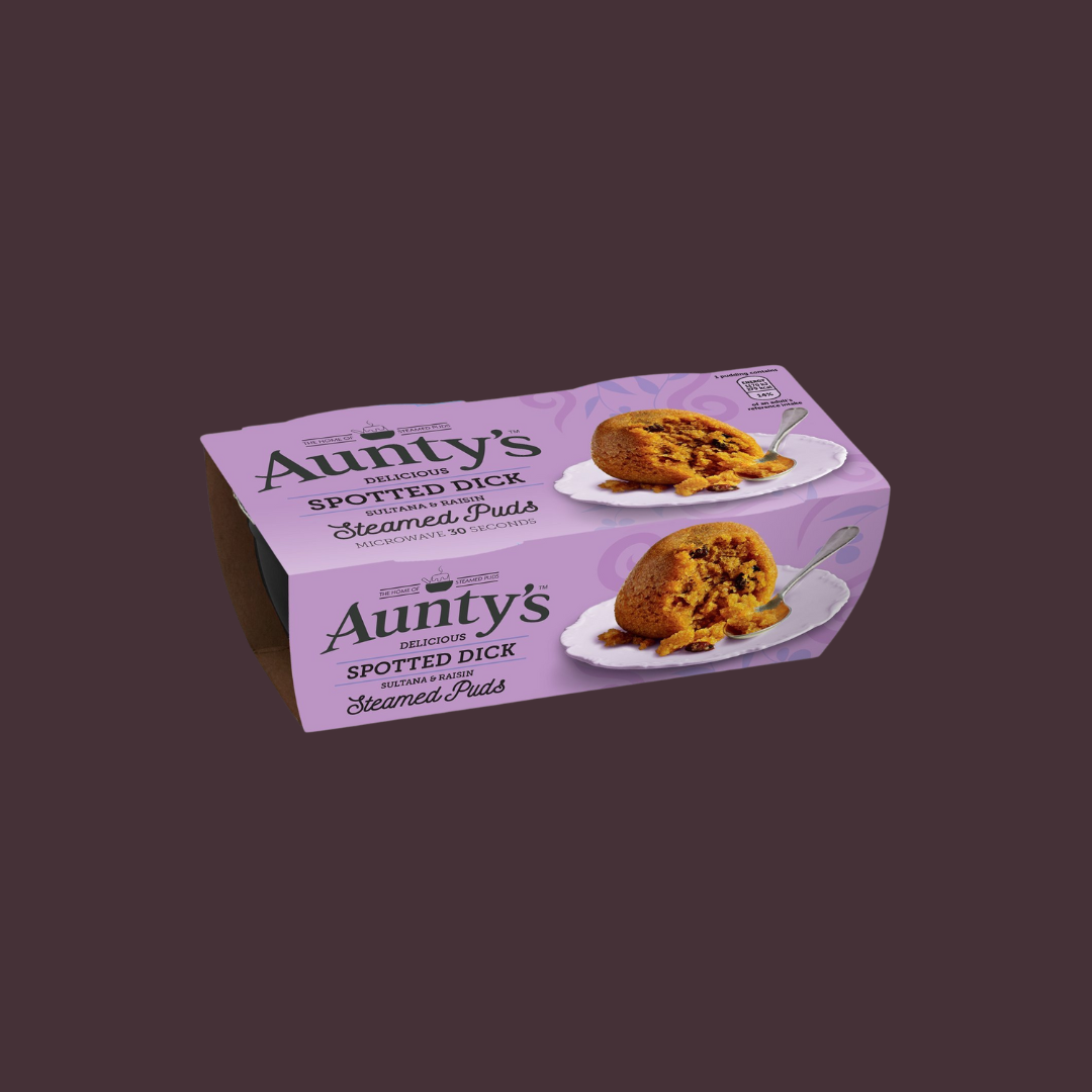Aunty's Spotted Dick Steamed Pudding 2's x 1