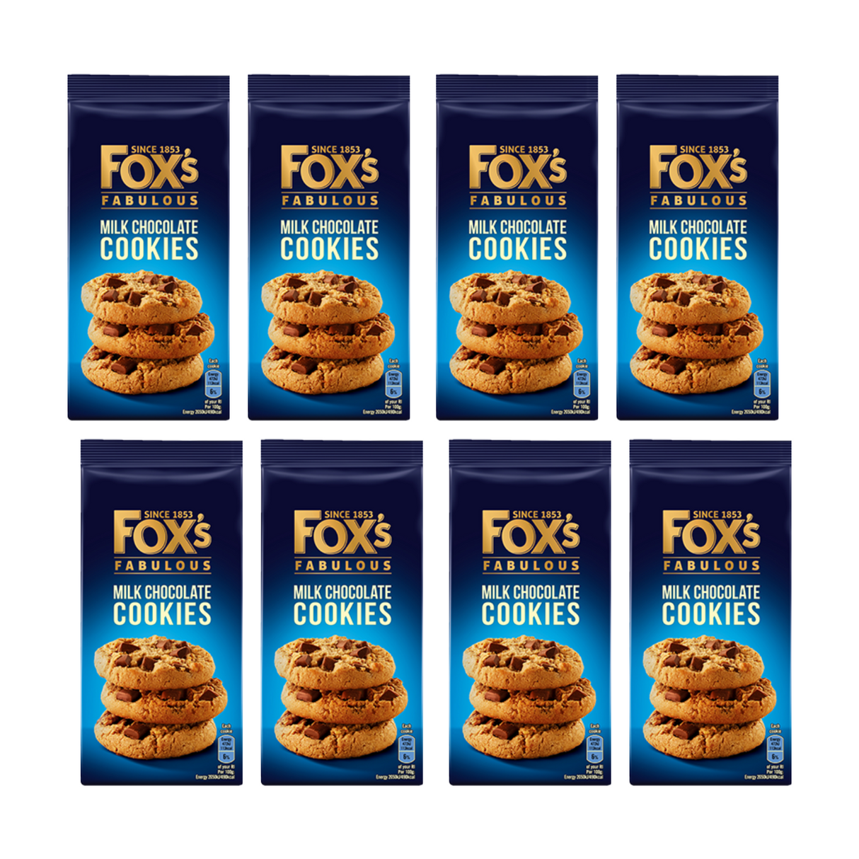 Fox's Fabulous Milk Chocolate Cookies 180g x 1