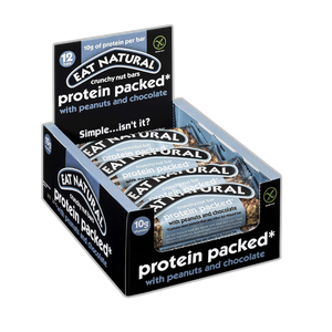 Eat Natural Protein Packed Nut Bar with Peanuts & Chocolate x 12