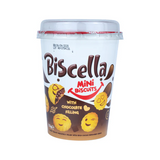 Biscella Chocolate Mini Biscuit Tub 125g x 1