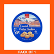 Sealed pack of Bisca Butter Cookies (454g) showing the product packaging with Bisca logo and weight on the front
