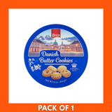 Sealed pack of Bisca Butter Cookies (454g) showing the product packaging with Bisca logo and weight on the front