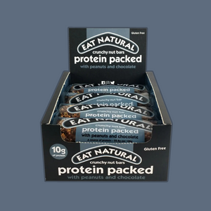 Eat Natural Protein Packed Nut Bar with Peanuts & Chocolate x 12