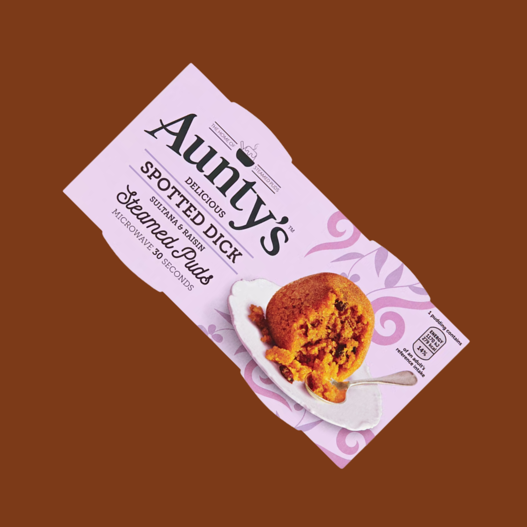 Aunty's Spotted Dick Steamed Pudding 2's x 1