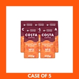 Signature Blend Roast & Ground for Cafetiere 200g x 5