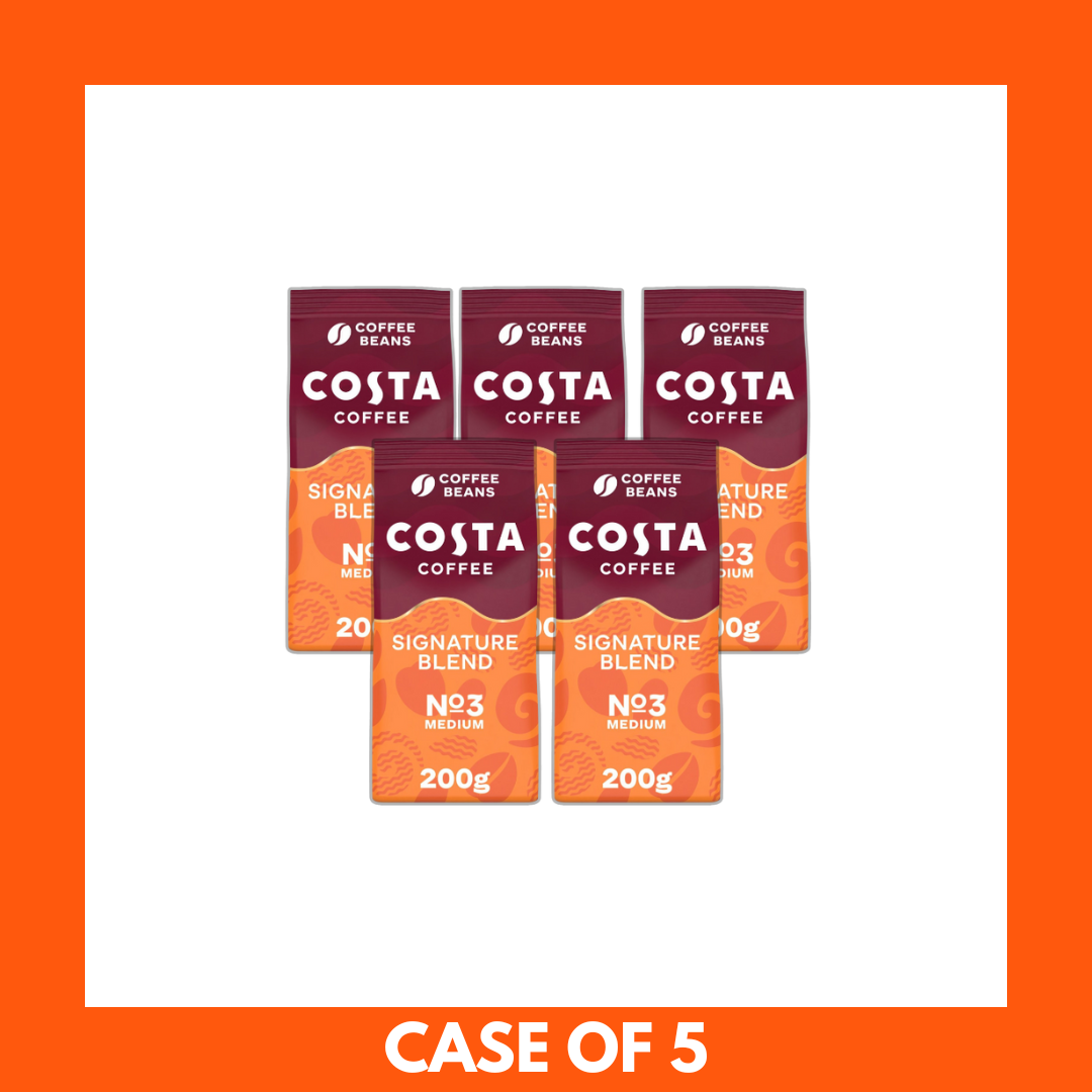 Costa Signature Blend Coffee Beans 5 x 200g