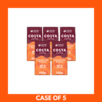 Costa Signature Blend Coffee Beans 5 x 200g