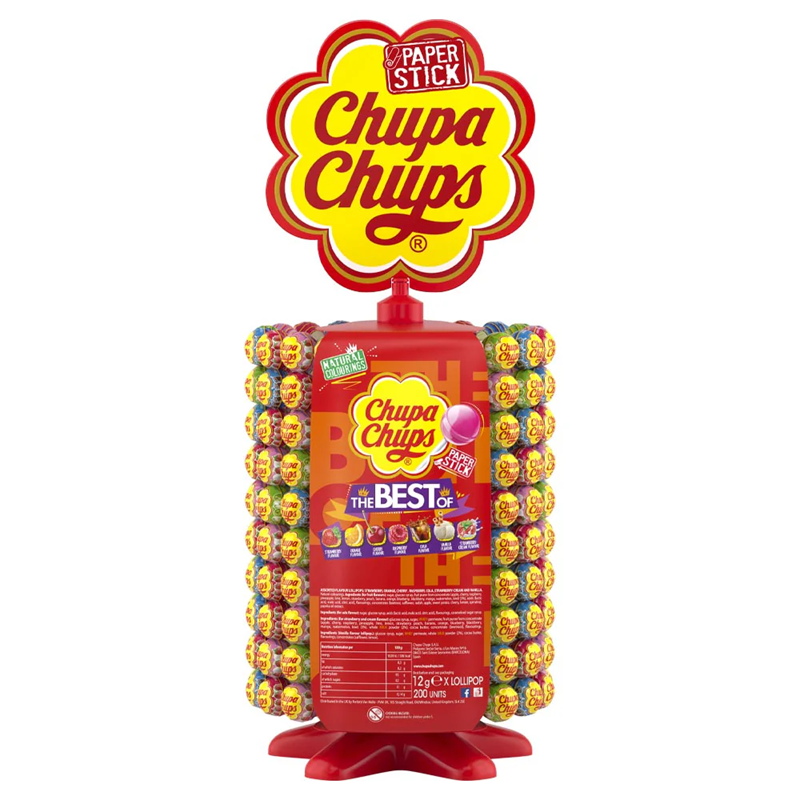 Chupa Chups Stand x 1 - 200 Lollipops