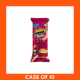 10-pack of Big Juicy Blackcurrant & Lemon Liquorice Rodz (10 x 150g) — stacked purple and yellow pouches showing the brand logo and fruit illustrations