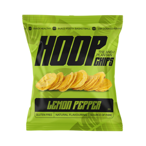 HOOP CHIPS Lemon Pepper Plantain Chips 35g x 12