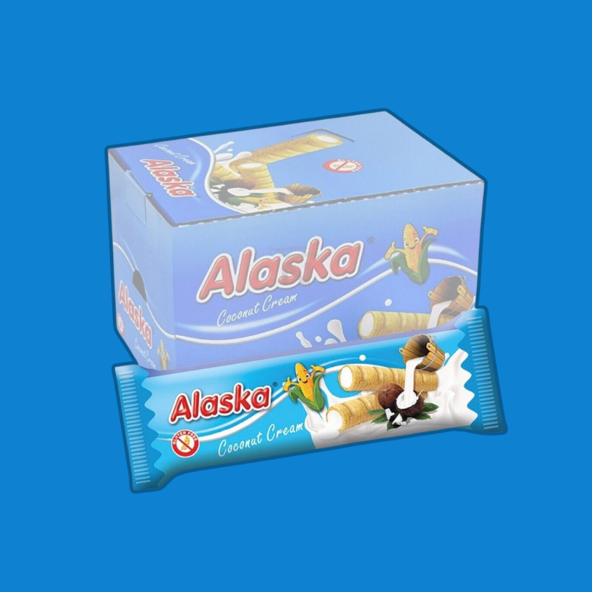 Alaska Coconut Cream filled Corn Wafer 48 x 18g