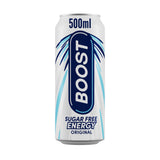 Boost Sugar Free Energy Drink Original 500ml x 12 - BBE 22/04/2026