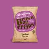 Brown Bag Crisps Smoked Bacon 20 x 40g