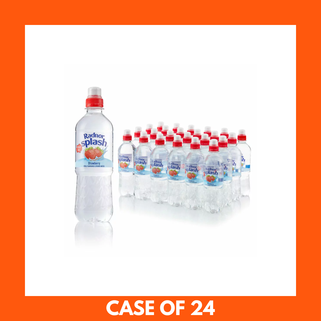 Radnor Hills Splash Strawberry 500ml x 24