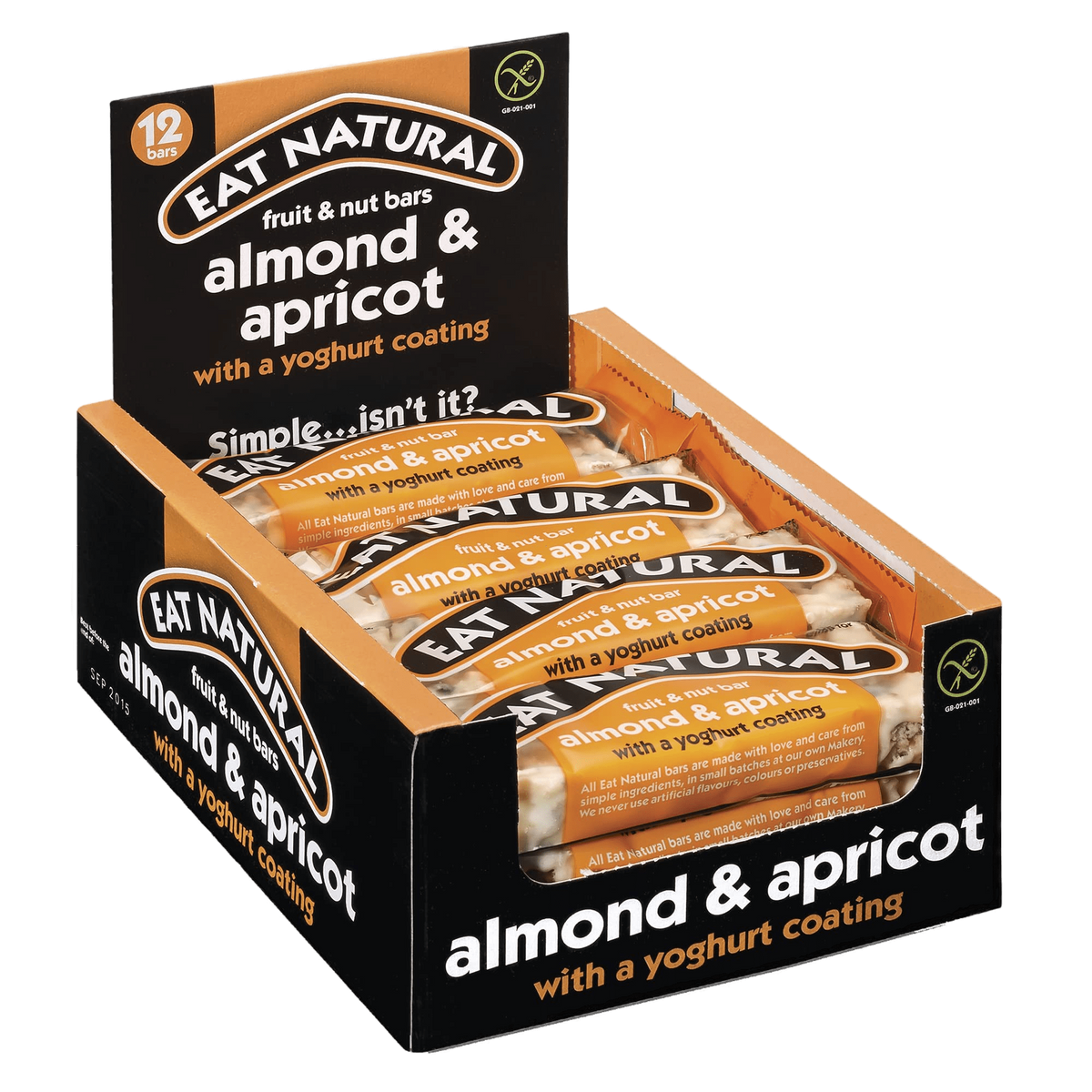 Eat Natural Almond & Apricot with Yoghurt Coating x 12