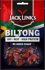 High-protein Jack Link's beef snack in individually wrapped portions