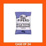 PIPERS Atlas Mountains Wild Thyme & Rosemary Crisps 40g x 24
