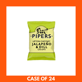 PIPERS Upton Cheyney Jalapeno & Dill Crisps 40g x 24