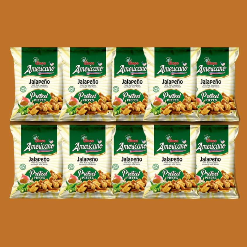 Americano Jalapeno Pretzel Pieces (Pack of 10)