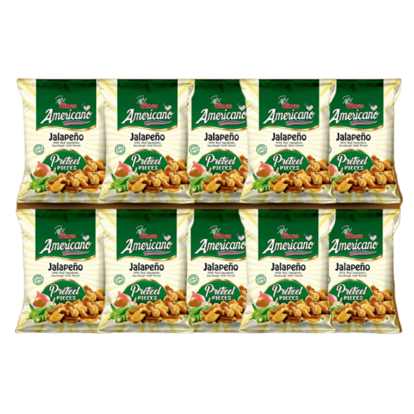 Americano Jalapeno Pretzel Pieces (Pack of 10)