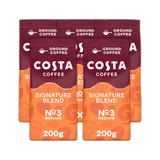 Signature Blend Roast & Ground for Cafetiere 200g x 5