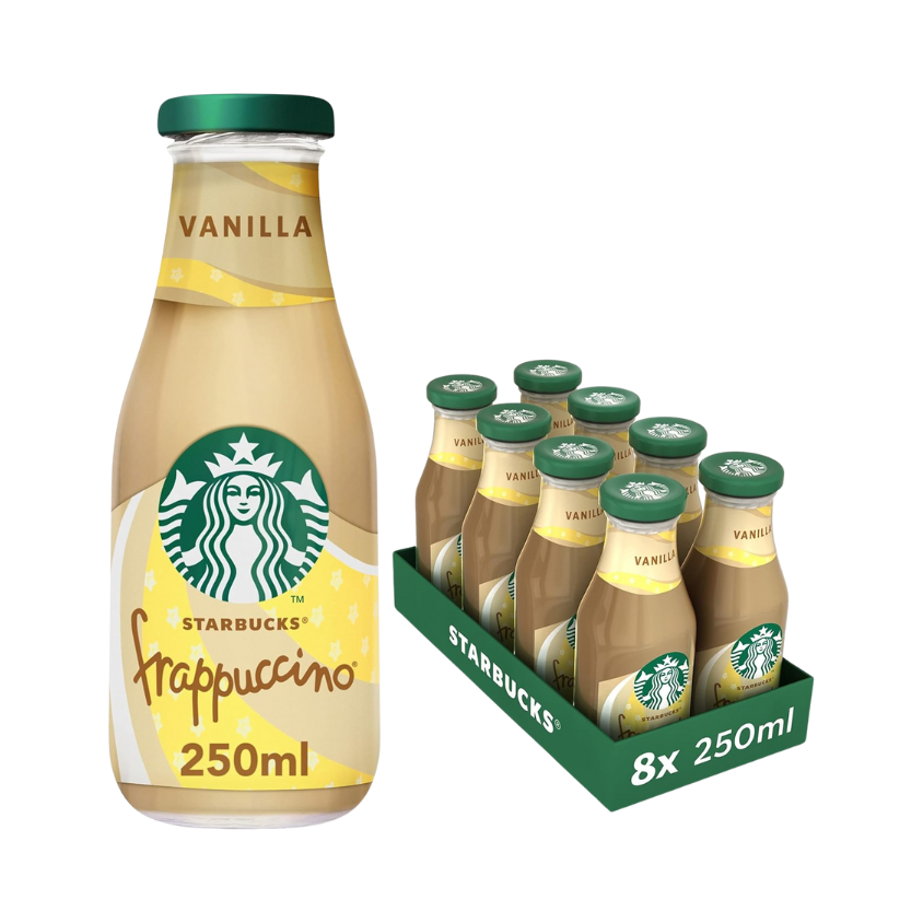 Starbucks Frappuccino Coffee Drink Vanilla x 8