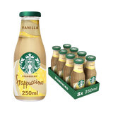 Starbucks Frappuccino Coffee Drink Vanilla x 8