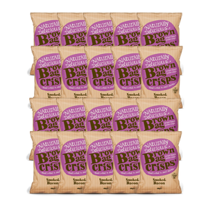 Brown Bag Crisps Smoked Bacon 20 x 40g