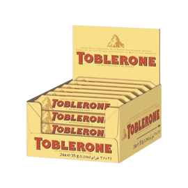 Toblerone Milk Chocolate Bars - Case (24 x 35g)