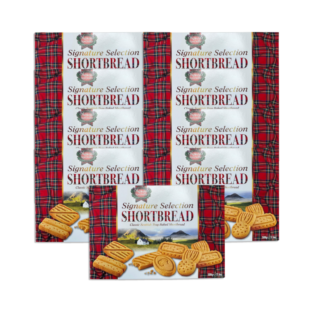 Highland Speciality Signature Shortbread Selection 500g x 12