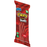 Front product image of Big Juicy Cherry & Cola Liquorice Rodz multipack (10 x 150g): cherry and cola flavoured liquorice rod sweets in individual 150g bags