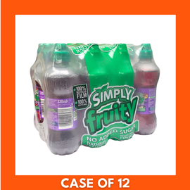 Simply Fruity Apple & Blackcurrant 12 x 330ml