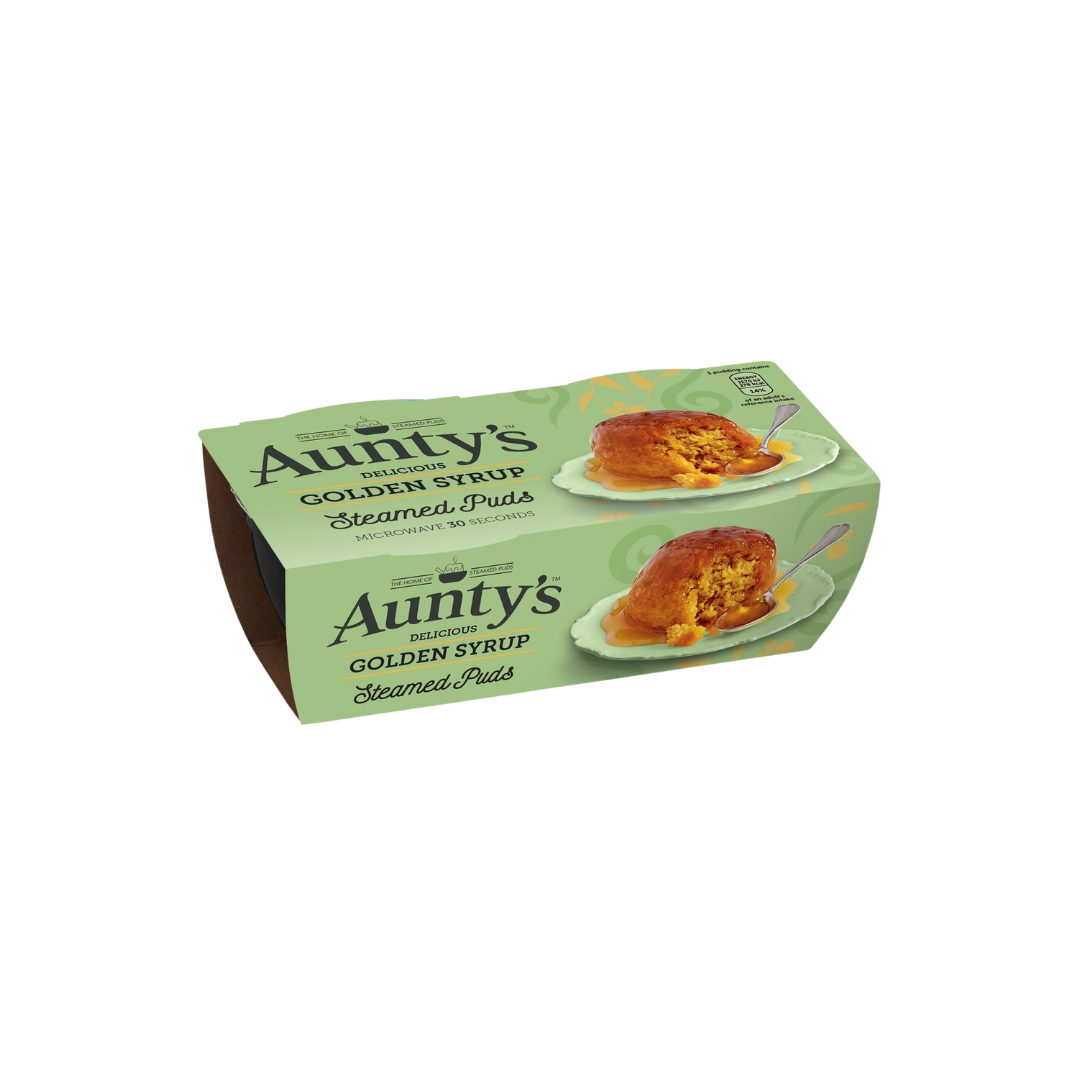 Aunty's Golden Syrup Steamed Puddings 190g x 1