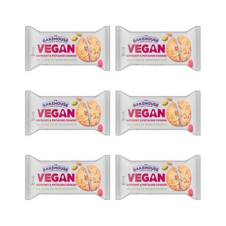 Bakehouse Vegan Raspberry & Pistachio Cookies 220g