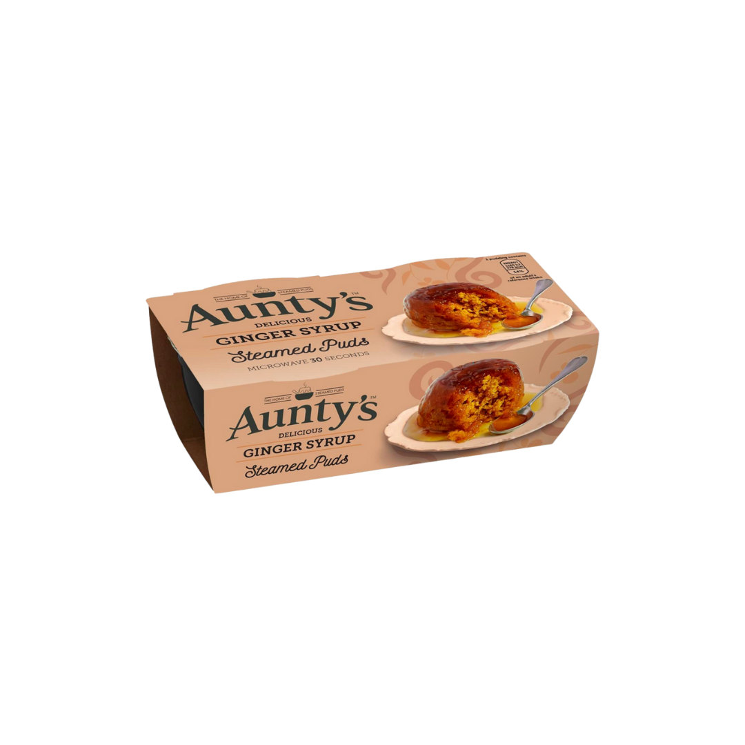 Aunty's Ginger Steamed Puddings 2's x 1