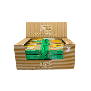 Unwrapped RJ Granola Flavour Flapjack Bar showing granola clusters and oat texture
