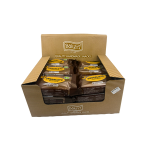 Single unwrapped RJ Chocolate Flapjack 125g showing chocolate coating and oat base