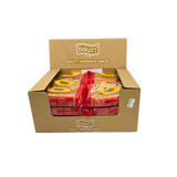 Unwrapped RJ Cherry & Coconut Flapjack Bar showing cherry pieces and coconut flakes
