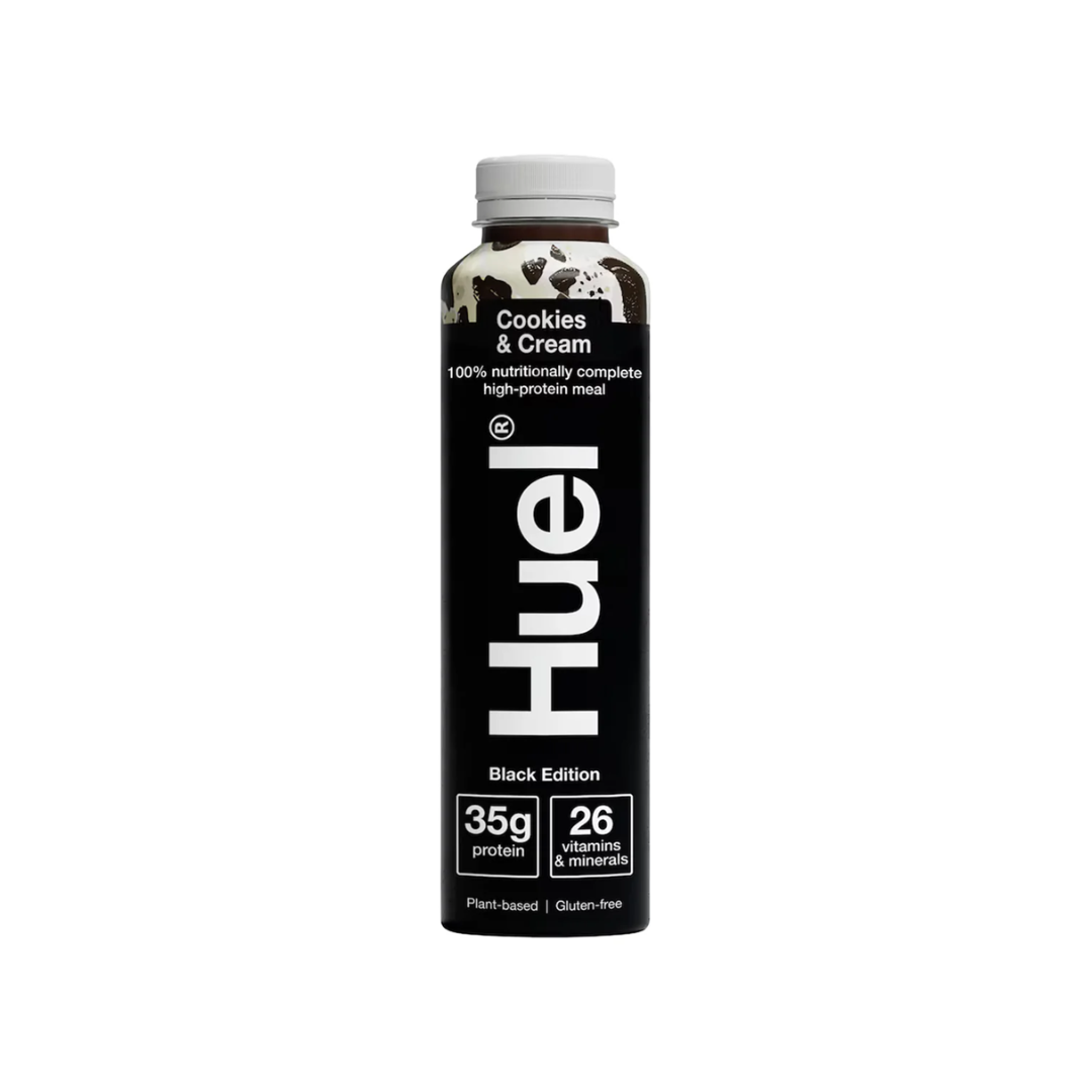 Vegan protein meal replacement cookies and cream flavour