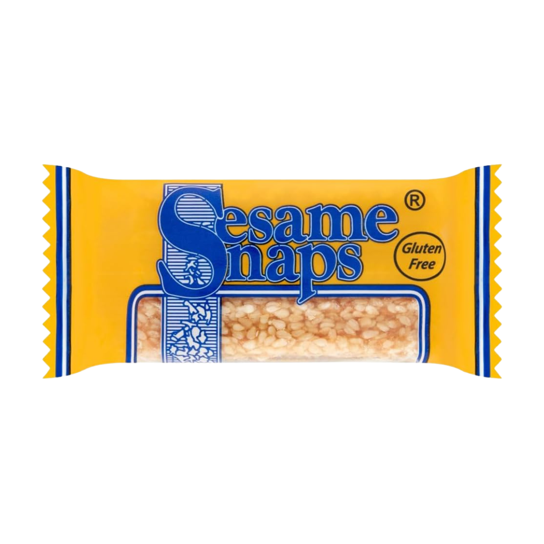 Sesame Snaps individually wrapped sesame seed snack bars