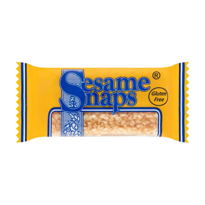 Sesame Snaps individually wrapped sesame seed snack bars